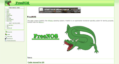 Desktop Screenshot of freenos.org